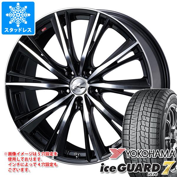 スタッドレスタイヤ ヨコハマ アイスガードセブン iG70 225/55R19 103Q XL レオニス WX 7.5 19 :leowxbk 39565:タイヤマックス