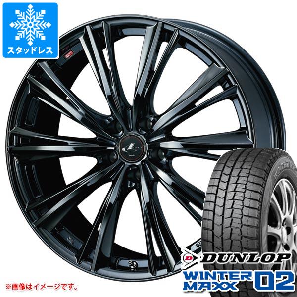 2024年製 スタッドレスタイヤ ダンロップ ウインターマックス02 WM02 165/65R15 81Q レオニス WX 4.5 15 : leowxc1 23102 : タイヤマックス