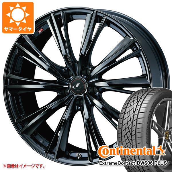 2023年製 サマータイヤ 245/35R19 93Y XL コンチネンタル エクストリームコンタクト DWS06 プラス レオニス WX 8.0 19 正規品 :leowxc1 36679:タイヤマックス