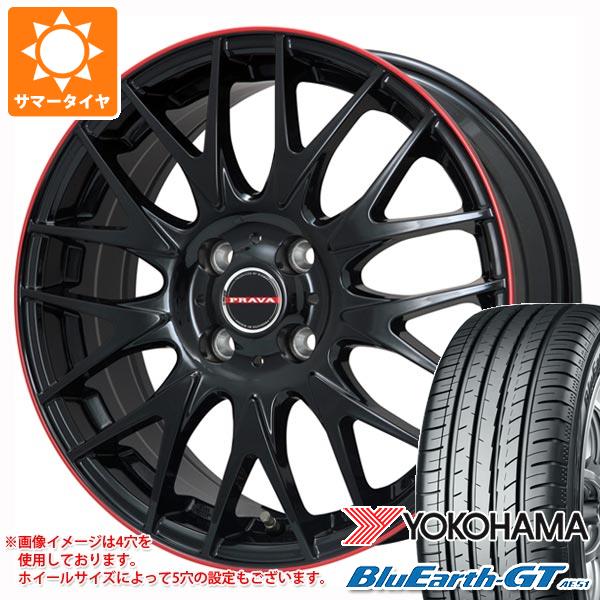 サマータイヤ 185/60R16 86H ヨコハマ ブルーアースGT AE51 レイシーン プラバ 9M ジュニア 6.5 16 :ley9jrd 36765:タイヤマックス