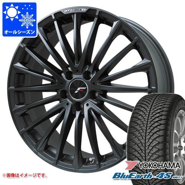 アルファード 40系用 オールシーズンタイヤ ヨコハマ ブルーアース4S AW21 225/60R18 104V XL  エルエフ フォース 7.0-18
