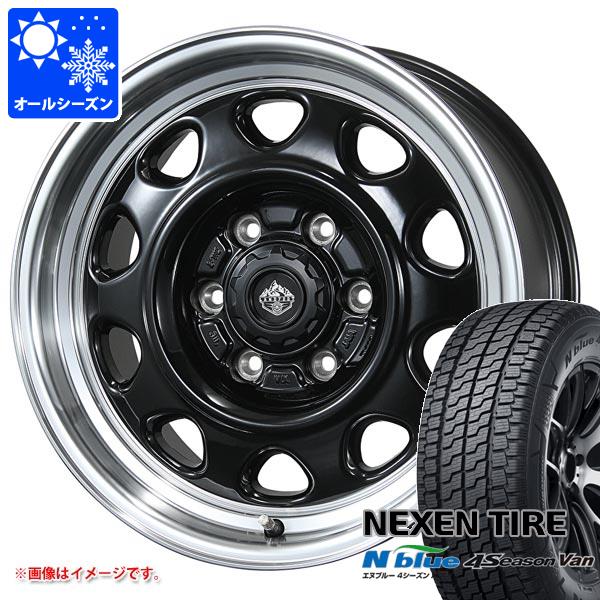 ハイエース 200系用 オールシーズンタイヤ ネクセン エヌブルー 4シーズン バン 195/80R15LT 107/105N  ランドフット SWZ 6.0-15