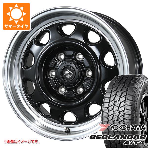 ランドクルーザー250用 サマータイヤ ヨコハマ ジオランダー A/T4 G018 LT265/70R18 124/121S ブラックレター ランドフット SWZ 7.5-18