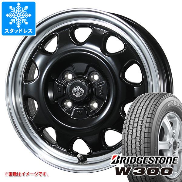 スタッドレスタイヤ ブリヂストン W300 145/80R12 80/78N (145R12 6PR相当) ランドフット SWZ 3.5-12