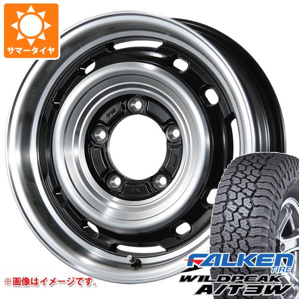5本セット ジムニー JB64W用 サマータイヤ ファルケン ワイルドピーク A/T3W LT225/75R16 115/112Q ランドフット XFG 5.5-16