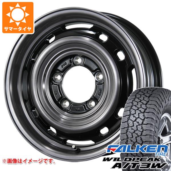 5本セット ジムニー JB64W用 サマータイヤ ファルケン ワイルドピーク A/T3W LT225/75R16 115/112Q ランドフット XFG 5.5-16