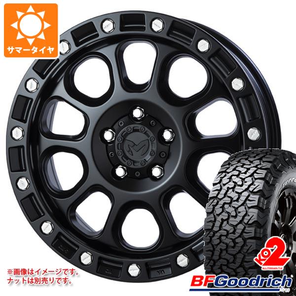 ジープ ラングラー JK/JL系用 サマータイヤ BFグッドリッチ オールテレーンT/A KO2 33x12.50R17LT 120S ブラックレター MKW M204