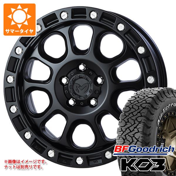 ミツビシ デリカD5用 サマータイヤ BFグッドリッチ オールテレーンT/A KO3 LT235/70R16 110/107S ホワイトレター MKW M204 7.0-16