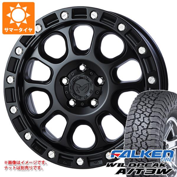 トライスターインターナショナル - ジープ ラングラー JK/JL系用 朱夏タイア ファルケン ワイルドピーク A/T3W LT285/70R17 116Q MKW M204 車、バイク、自転車-夏タイヤ、ホイールセット
