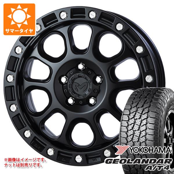 ジープ ラングラー JK/JL系用 サマータイヤ ヨコハマ ジオランダー A/T4 G018 LT295/70R17 121/118S ブラックレター MKW M204