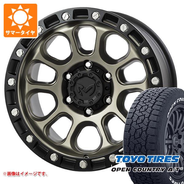 ランドクルーザー プラド 150系用 サマータイヤ トーヨー オープンカントリー A/T3 265/70R17 115T ホワイトレター MKW M204 8.0 17 :m204cb6 41270 t80987yt:タイヤマックス