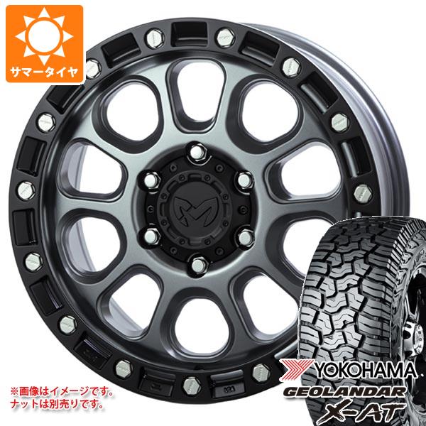 サマータイヤ 265/70R17 121/118Q ヨコハマ ジオランダー X-AT G016 ブラックレター MKW M204 8.0-17