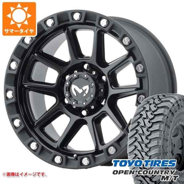 ハイラックス 120系用 サマータイヤ トーヨー オープンカントリー M/T LT265/65R17 120/117P ブラックレター MKW M205 8.5 17 :m205bk 32611 t80994yt:タイヤマックス