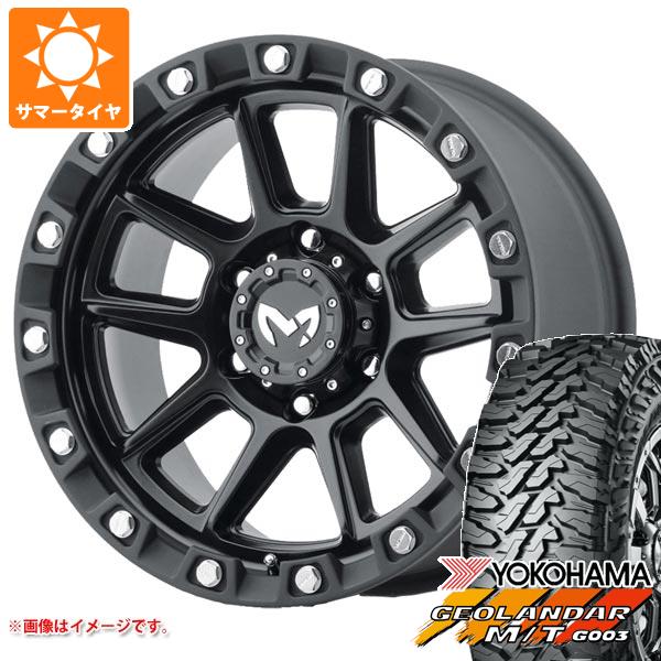 5本セット トヨタ FJクルーザー 10系用 2026年製 サマータイヤ ヨコハマ ジオランダー M/T G003 LT265/70R17 121/118Q MKW M205 8.5-17