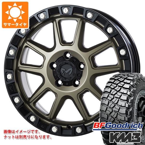 5本セット ジープ ラングラー JK/JL系用 サマータイヤ BFグッドリッチ マッドテレーンT/A KM3 LT285/65R18 125/122Q MKW M205