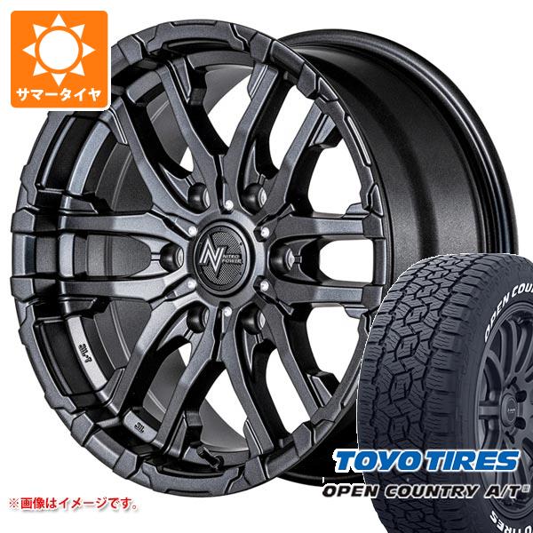 OPEN COUNTRY - 地びたクルーザー プラド 150系用 炎節タイア トゥーヨー 明けひろげカントリー A/T3 265/70R17 115T 白いこと水茎の跡 ナイトロパワー M26 クロスファング 8.0-17