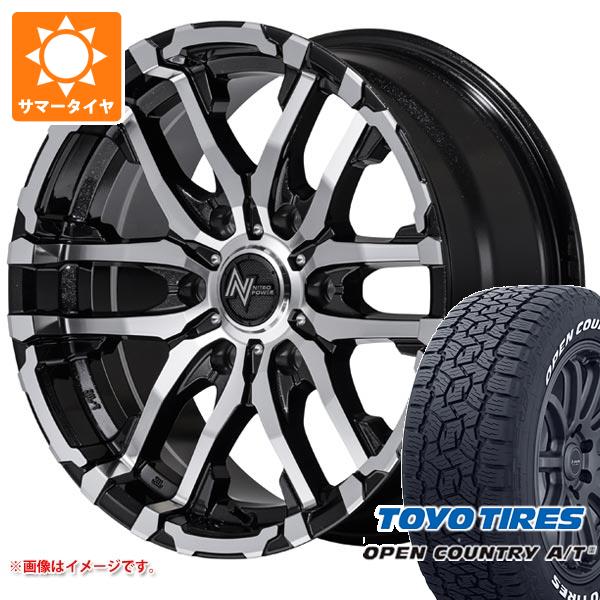 5本セット FJクルーザー 10系用 サマータイヤ トーヨー オープンカントリー A/T3 265/70R17 115T ホワイトレター ナイトロパワー M26 クロスファング 8.0 17 :m26bm6 41270 t801004yt 5:タイヤマックス