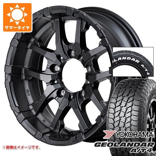 5本セット スズキ ジムニーノマド JC74W用 2026年製 サマータイヤ ヨコハマ ジオランダー A/T4 G018 185/85R16 LT ホワイトレター M26 クロスファング 6.0-16