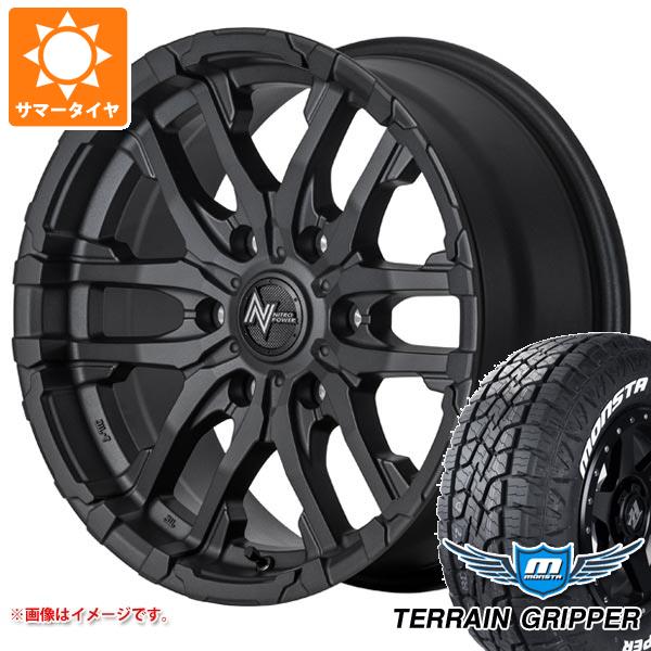 トライトン LC2T用 サマータイヤ モンスタ テレーングリッパー 265/65R17 116T XL ホワイトレター ナイトロパワー M26 クロスファング 8.0-17｜tiremax