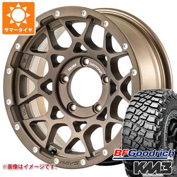 5本セット ジムニーシエラ JB74W用 サマータイヤ BFグッドリッチ マッドテレーンT/A KM3 LT225/75R16 115/112Q レイズ デイトナ M8 6.0 16 :m8z5s 30405 s861005zk 5:タイヤマックス