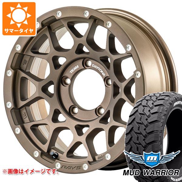 5本セット スズキ ジムニーノマド JC74W用 サマータイヤ モンスタ マッドウォーリアー LT215/70R16 107/105Q ホワイトレター レイズ デイトナ M8 6.0-16