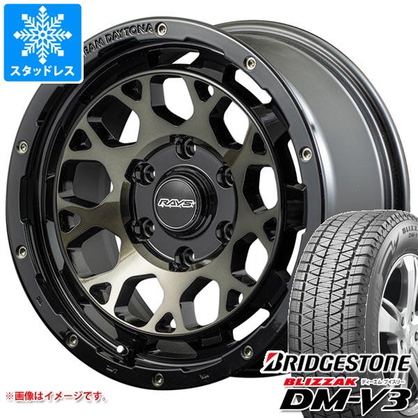 ランドクルーザー プラド 150系用 スタッドレス ブリヂストン ブリザック DM-V3 265/70R17 115Q レイズ デイトナ M9