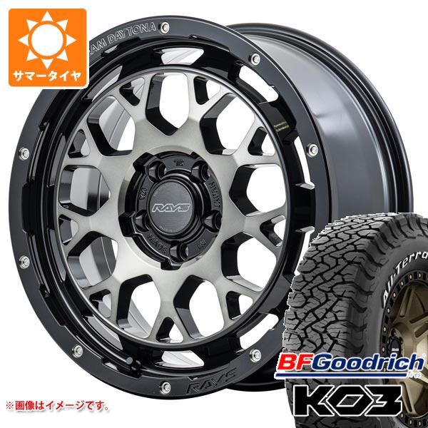 5本セット ジープ ラングラー JK/JL系用 サマータイヤ BFグッドリッチ オールテレーンT/A KO3 LT265/70R17 118/115S ホワイトレター レイズ デイトナ M9+