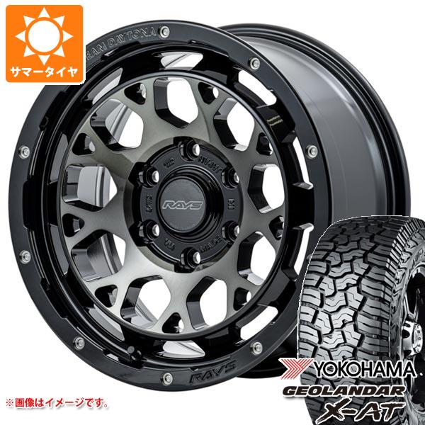 ミツビシ トライトン LC2T用 サマータイヤ ヨコハマ ジオランダー X-AT G016 265/65R17 116T XL ブラックレター レイズ デイトナ M9+ 8.0-17