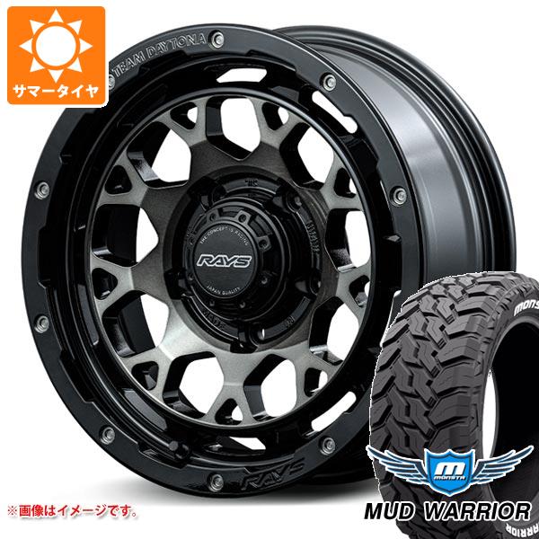 スズキ ジムニーノマド JC74W用 2026年製 サマータイヤ モンスタ マッドウォーリアー LT215/70R16 107/105Q ホワイトレター レイズ デイトナ M9+ 6.0-16