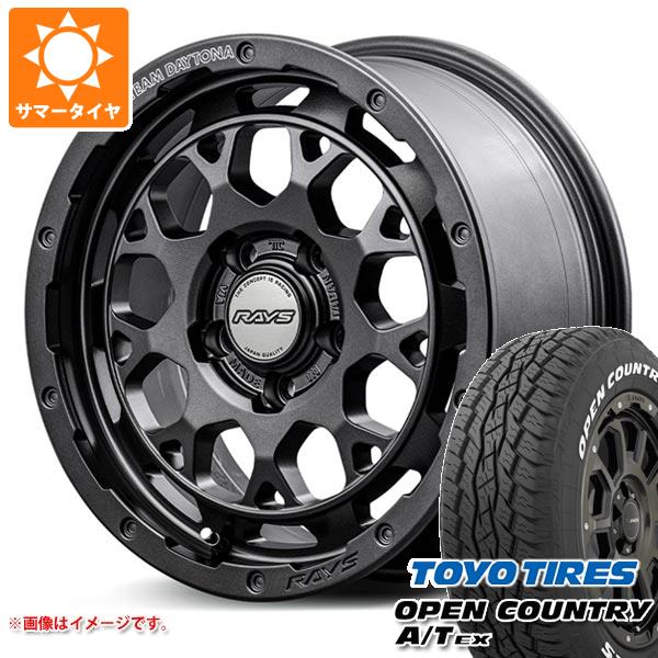 RAV4 50系用 サマータイヤ トーヨー オープンカントリー A/T EX 225/65R17 102H アウトサイドホワイトレター レイズ デイトナ M9+ スペックM 7.0-17｜tiremax