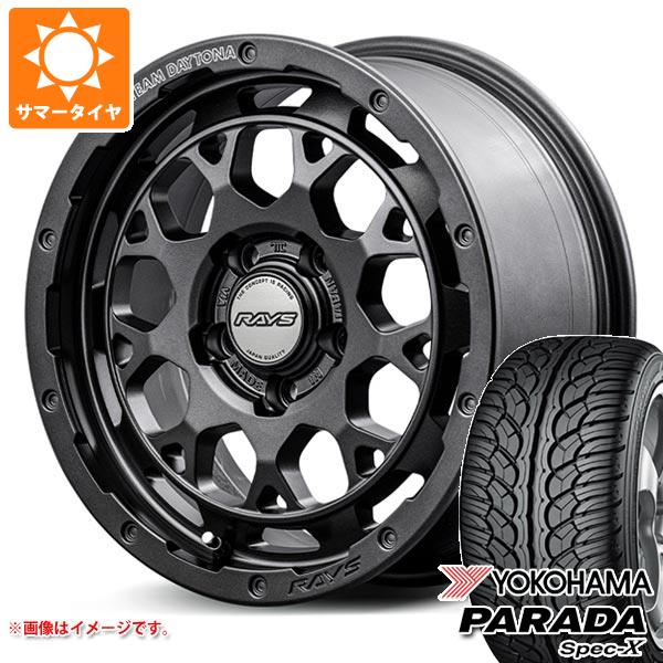 サマータイヤ 235/60R18 103V ヨコハマ パラダ スペック-X PA02 レイズ デイトナ M9+ スペックM 7.5-18