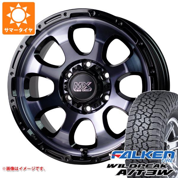5本セット FJクルーザー 10系用 サマータイヤ ファルケン ワイルドピーク A/T3W LT265/70R17 121/118R  マッドクロスグレイス 8.0-17