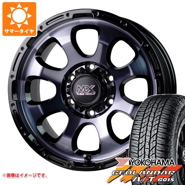 5本セット FJクルーザー 10系用 サマータイヤ ヨコハマ ジオランダー A/T G015 P285/70R17 117T アウトラインホワイトレター マッドクロスグレイス 8.0 17 :madgrbk6 39676 t801005yt 5:タイヤマックス