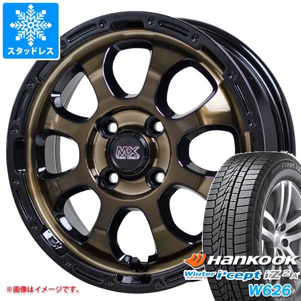 Winter icept - ハスラー用 スタッドレス ハンごはん炊き ウィンターアイセプト IZ2はやりっ児 W626 165/70R14 81T マッドクロスグレイス 車、バイク、自転車-タイヤ、ホイール-冬タイヤ、ホイールセット