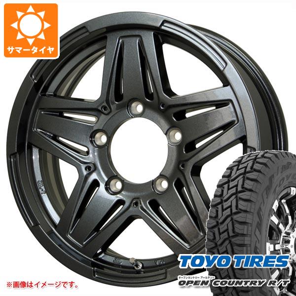 5本セット スズキ ジムニーノマド JC74W用 サマータイヤ トーヨー オープンカントリー R/T 235/70R16 106Q ホワイトレター マッドクロス JB-01 6.0-16
