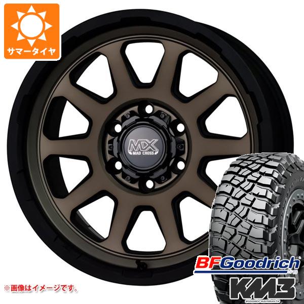 トヨタ FJクルーザー 10系用 サマータイヤ BFグッドリッチ マッドテレーンT/A KM3 LT265/70R17 121/118Q マッドクロスレンジャー 8.0-17