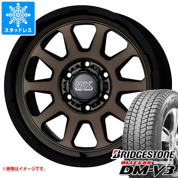 FJクルーザー 10系用 スタッドレス ブリヂストン ブリザック DM-V3 265/70R17 115Q マッドクロスレンジャー
