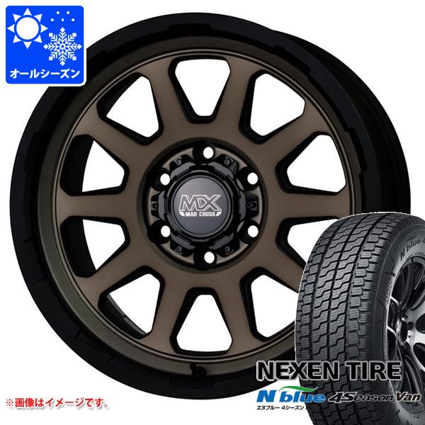 ハイエース 200系用 オールシーズンタイヤ ネクセン エヌブルー 4シーズン バン 215/65R16 109/107T マッドクロスレンジャー 6.5-16