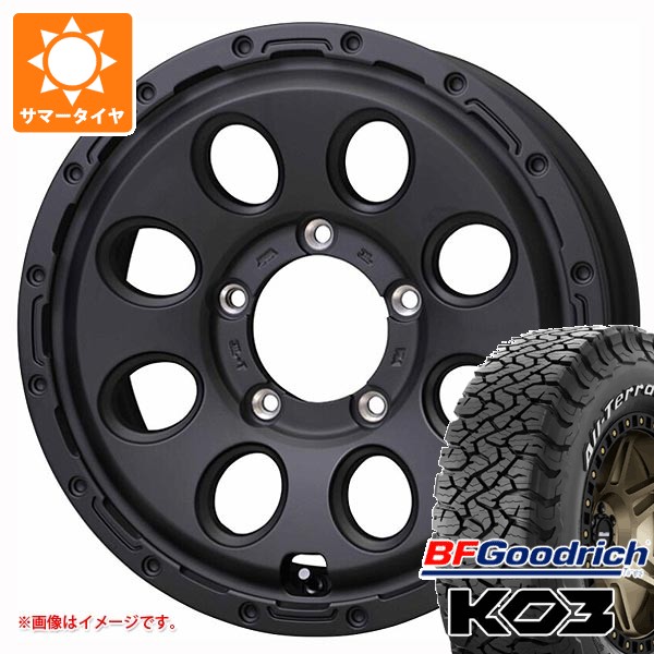 5本セット スズキ ジムニー用 サマータイヤ BFグッドリッチ オールテレーンT/A KO3 LT175/80R16 92S ホワイトレター マッドクロス リーコン 5.5-16