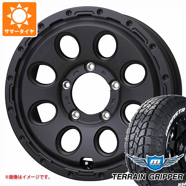 5本セット スズキ ジムニー用 サマータイヤ モンスタ テレーングリッパー 175/80R16 91S ホワイトレター マッドクロス リーコン 5.5-16