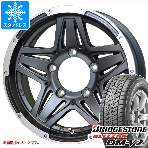 スズキ ジムニーノマド JC74W用 スタッドレス ブリヂストン ブリザック DM-V2 195/80R15 96Q マッドクロス JB-01