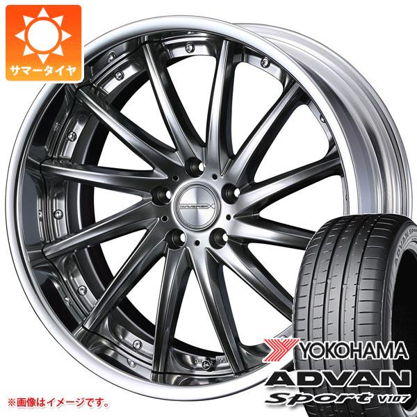 トヨタ 40系アルファード用 サマータイヤ ヨコハマ アドバンスポーツV107 245/40R21 100Y XL マーベリック 1212F 9.0-21