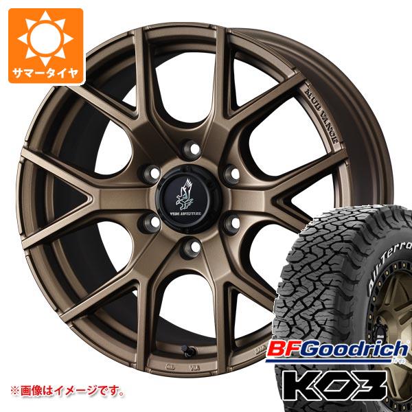 5本セット トヨタ FJクルーザー 10系用 サマータイヤ BFグッドリッチ オールテレーンT/A KO3 LT285/70R17 121/118S ホワイトレター マッドヴァンス SD 8.0-17