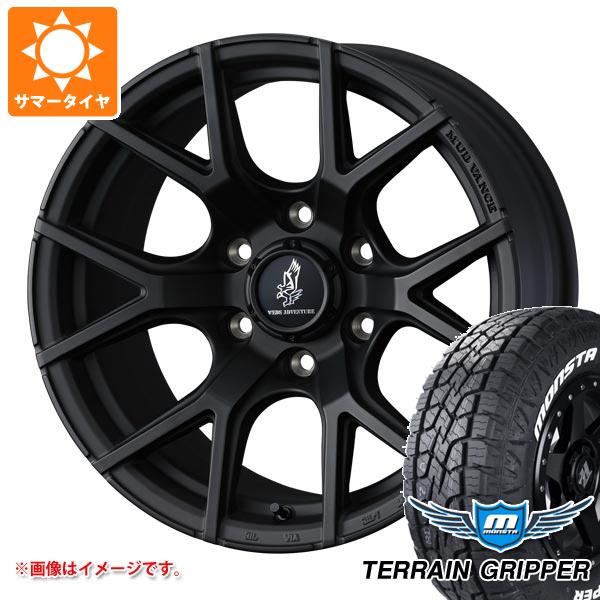 5本セット トヨタ FJクルーザー 10系用 サマータイヤ モンスタ テレーングリッパー LT285/70R17 121/118R ホワイトレター マッドヴァンス SD 8.0-17