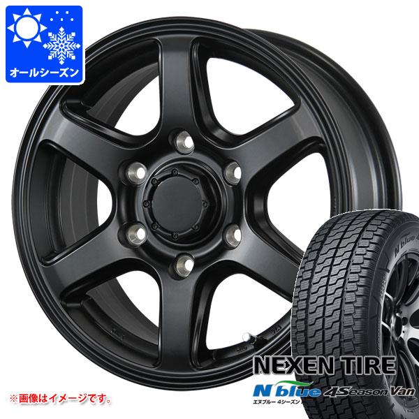 NV350キャラバン E26用 オールシーズンタイヤ ネクセン エヌブルー 4シーズン バン 195/80R15LT 107/105N  エムイーエー 6.0-15