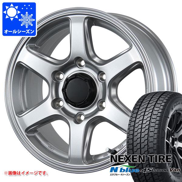 NV350キャラバン E26用 オールシーズンタイヤ ネクセン エヌブルー 4シーズン バン 195/80R15LT 107/105N  エムイーエー 6.0-15