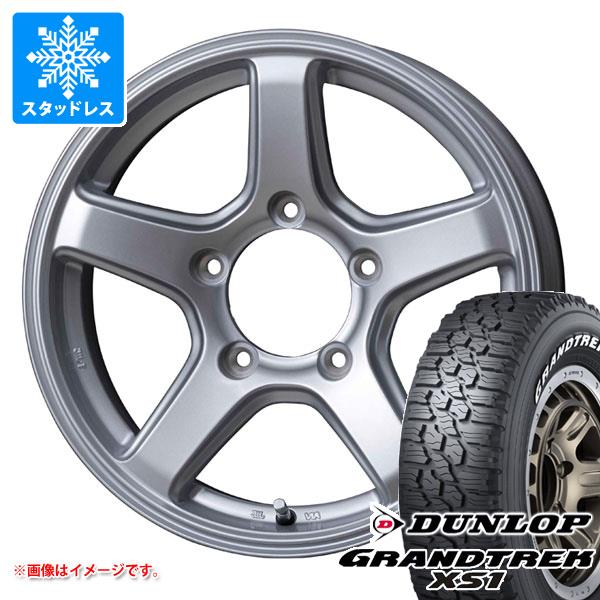 ジムニー用 スタッドレス ダンロップ グラントレック XS1 185/85R16 105/103L LT ホワイトレター エムイーエー
