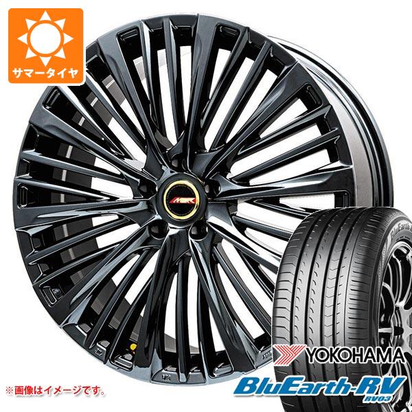 BluEarth - 40系アルファード用 2026年製 炎節タイア ヨコハマ 青味地びたRV RV03 225/55R19 103H XL  プレ入り合わせる MER-X 7.0-19