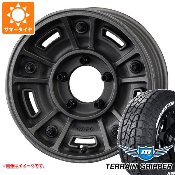 5本セット スズキ ジムニーノマド JC74W用 サマータイヤ モンスタ テレーングリッパー 215/70R16 107/105Q LT ホワイトレター ディーン BJ メキシカン 6.0-16