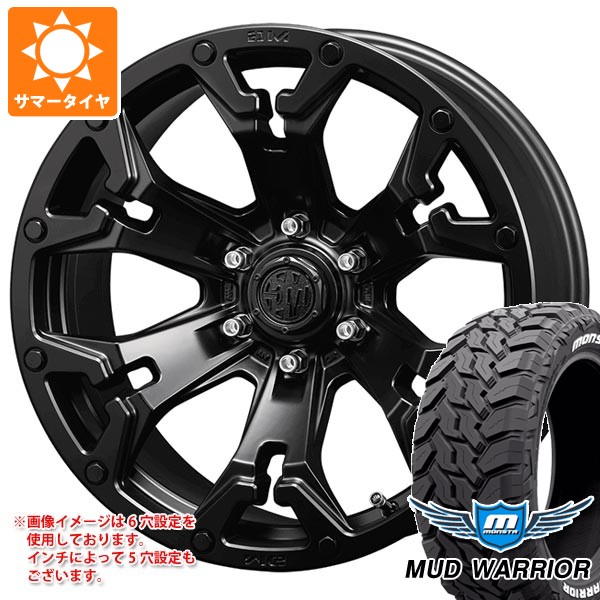 5本セット トヨタ FJクルーザー 10系用 サマータイヤ モンスタ マッドウォーリアー LT275/55R20 120/117Q ホワイトレター クリムソン MG ゴーレム 8.5-20